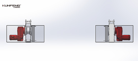  Electrically adjustable by turning units with capacity from 10000kgs to 100,000kgs