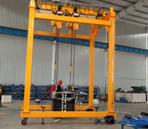 Mobile gantry laod turning device